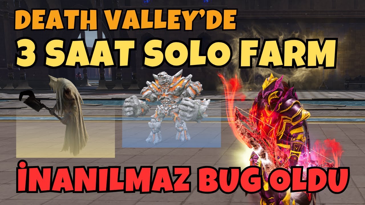 Rise Online | OK&Ccedil;UMUZLA DEATH VALLEY'DE 3 SAAT SOLO FARM ATTIK | Diviner Flame Rock Bael