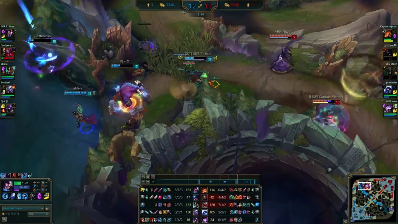 SKT T1 Huni   Yasuo vs Gnar   KR  Highlights  patch 7.19
