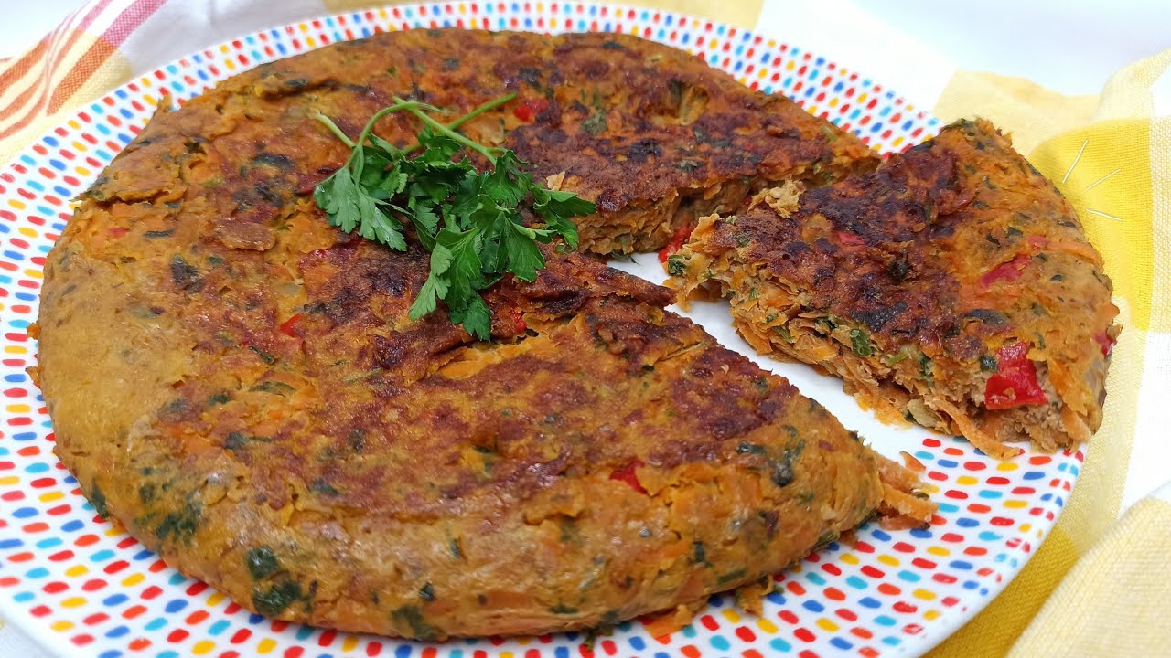 ¡FACIL TORTILLA de ZANAHORIA🥕! Económica y Deliciosa