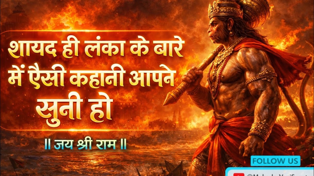 शक्ति और भक्ति की कहानी 🚩 जय बजरंगबली। AI Creative Hanuman Story. #JaiShriRam #HanumanJi #LankaDahan