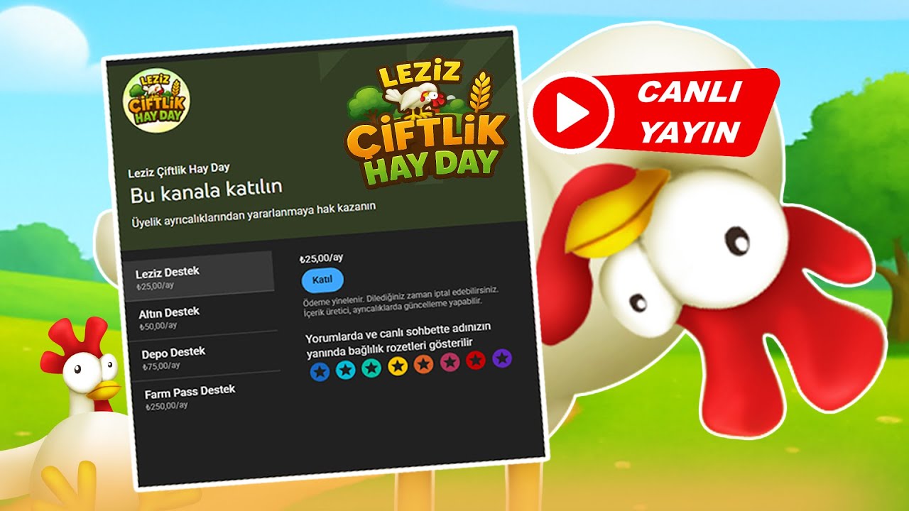 Live streaming of Leziz Çiftlik Hay Day