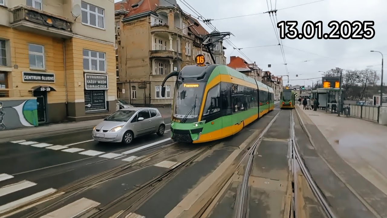 Relaxing Tram Cabview | Calm 54-Minute Ride on a Quiet Winter Day