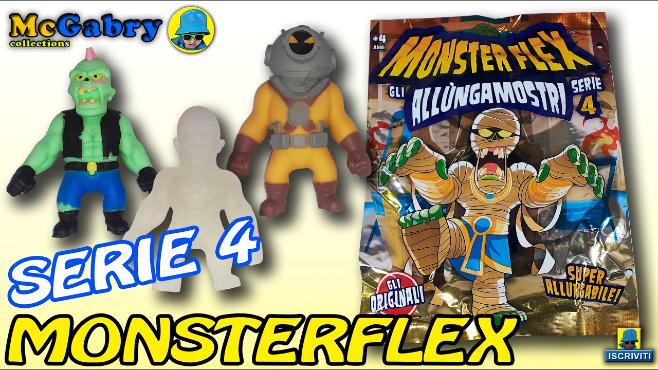 MONSTER FLEX SERIE 4 GLI ALLUNGAMOSTRI-SUPER ALLUNGABILE-UNBOXING EDICOLA DIRAMIX