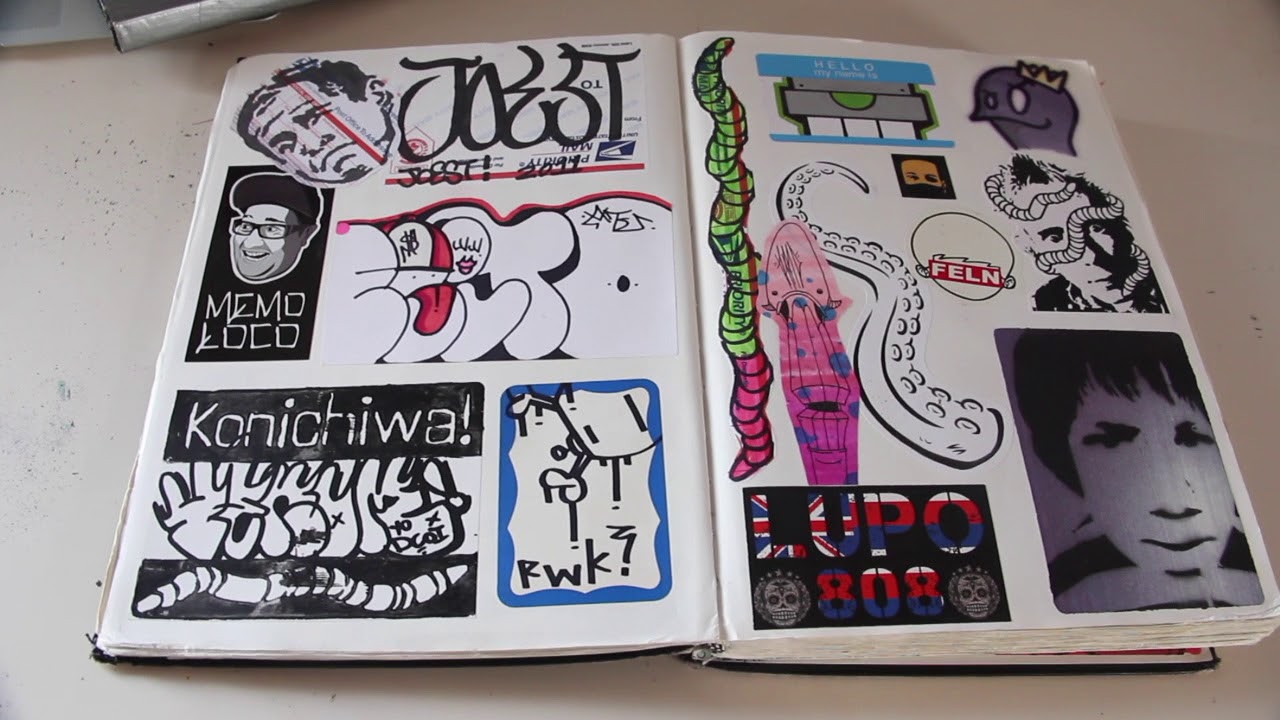 Sticker Art // Graffiti Sticker Blackbook Pt. 1