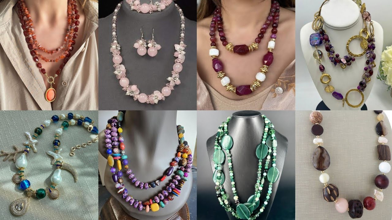 From Simple Beads to Masterpieces 🤩&ndash; Semi-Precious Stone Necklace Combinations