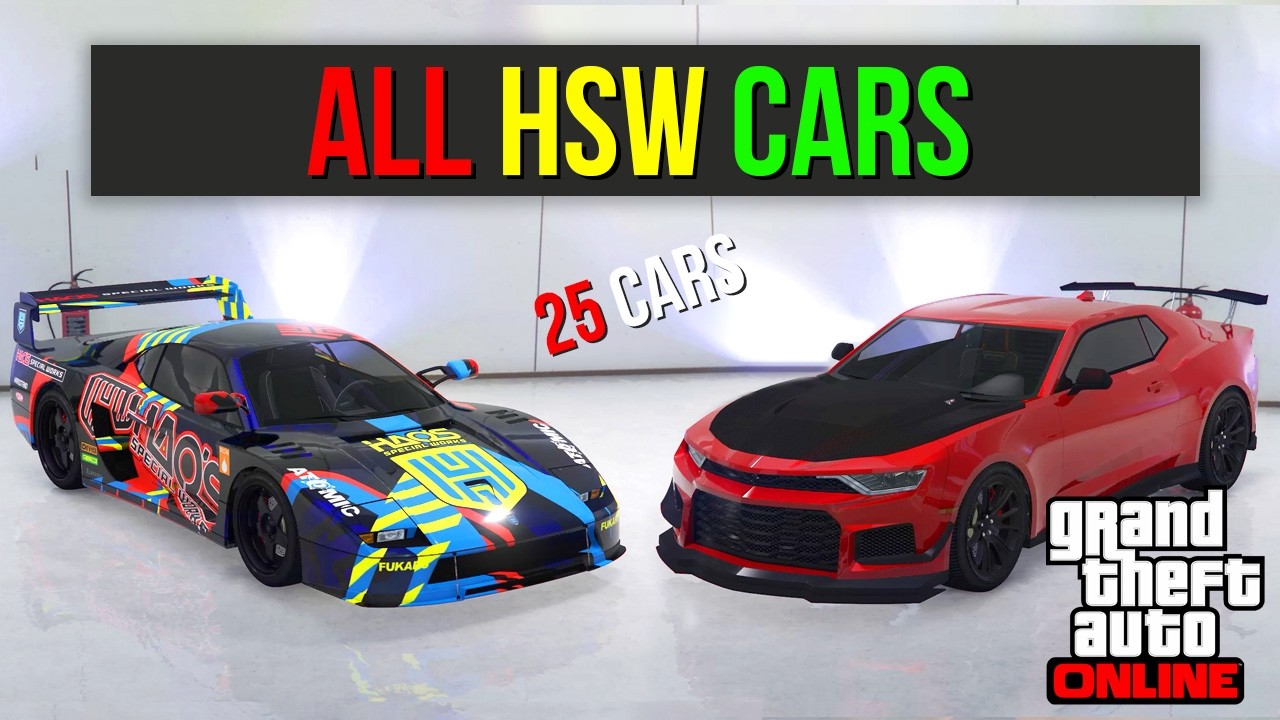 Fastest Cars in GTA Online | A Complete List of Every HSW Car in GTA 5