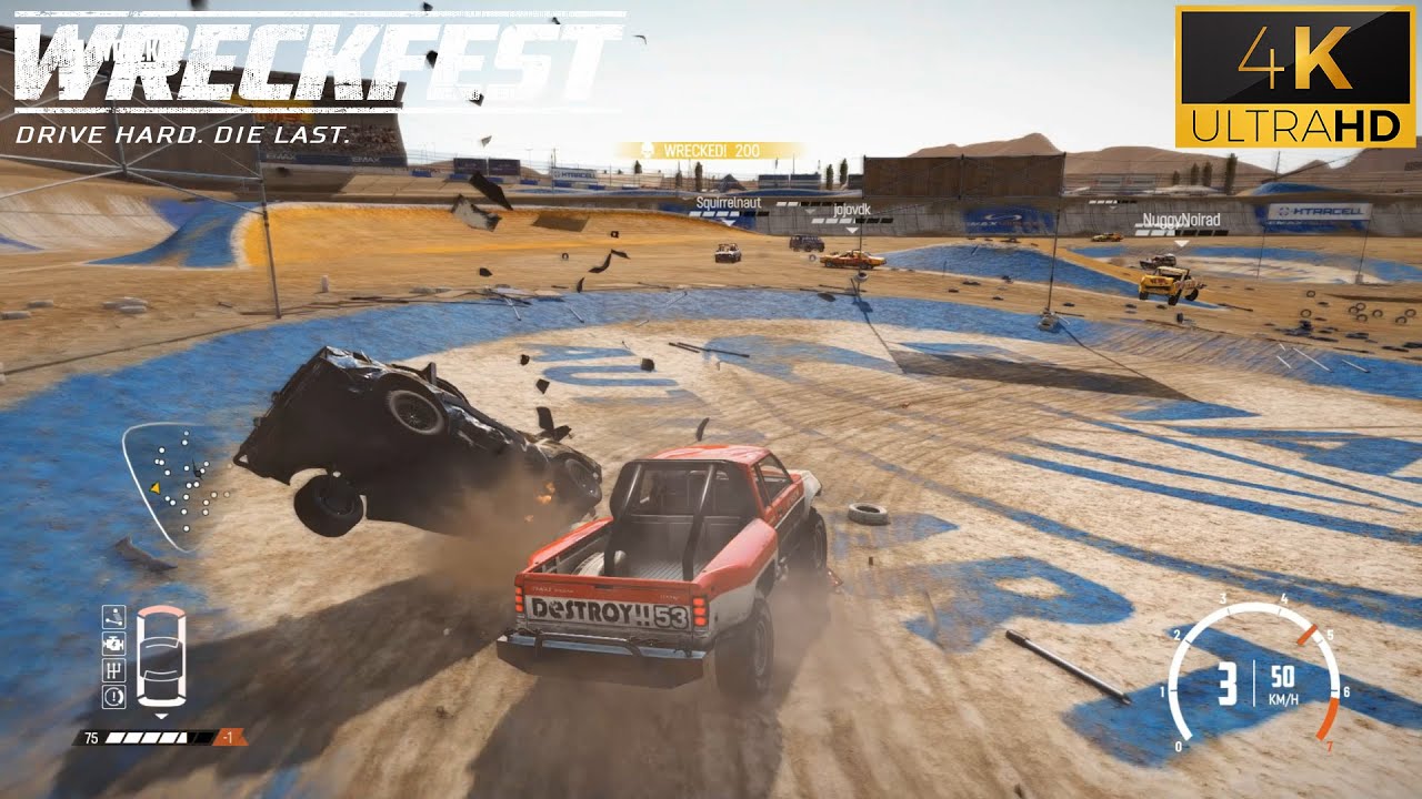 WRECKFEST | DEMOLITION DERBY ! | TROPHY RUNNER | Gameplay [4K 60FPS]