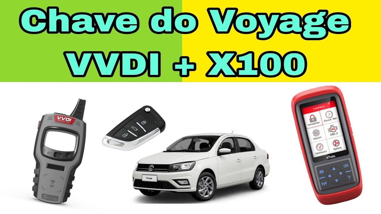 Fazendo a Chave do Voyage Com a VVDI e a X100 Pro2 #vvdi