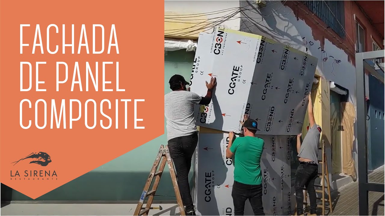 🔨 #7 Fachada Restaurante La Sirena - Ejecución con PANEL COMPOSITE 🔨