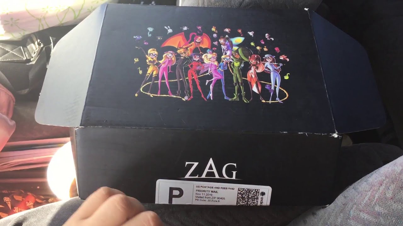 Miraculous Ladybug Mystery ZAG Box - Novemeber 2019 ZAGBOX