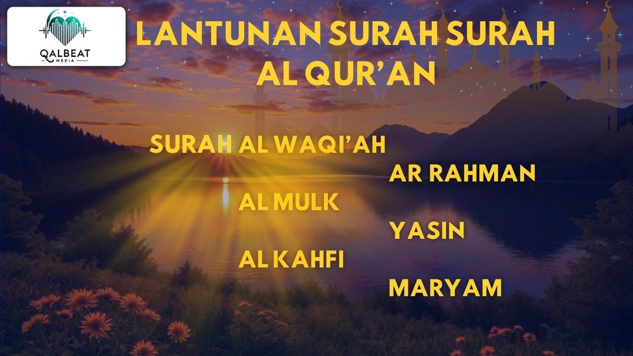 LIVE STREAMING | Lantunan Murottal Qur'an Surah Al-Waqi'ah Ar-Rahman Al-Mulk Yasin Al-Kahfi Maryam