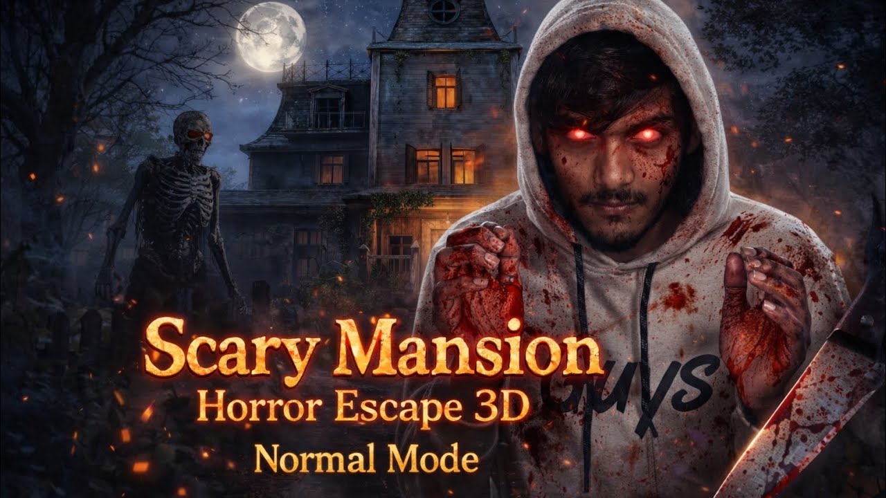 Scary Mansion Horror Escape 3D Gameplay 😱 | Haunted House Horror Game | Normal Mode