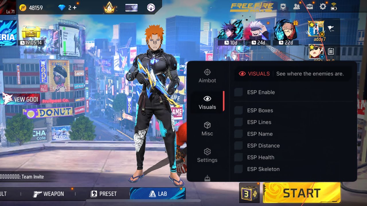 PANEL IOS FREE FIRE NEW UPDATE OB52 FULL ANTI BAN ALL IOS 😍🔥