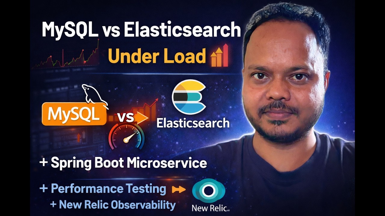 MySQL vs Elasticsearch Under Load | Spring Boot | Performance Testing + New Relic Observability