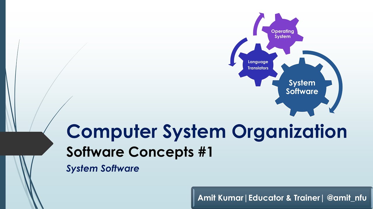 Computer System Organization #6 | Software Concepts | System Software (English)