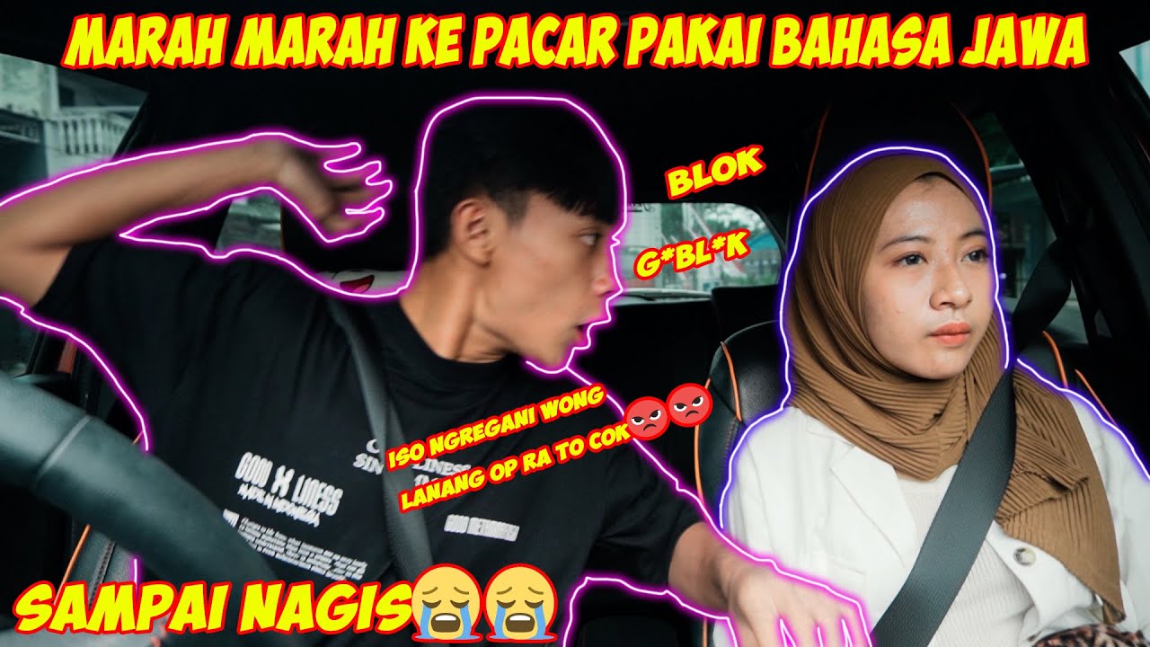 PRANK BENTAK BENTAK PACAR PAKAI BAHASA JAWA PAS LAGI PMS | SAMPEK NANGIS😭