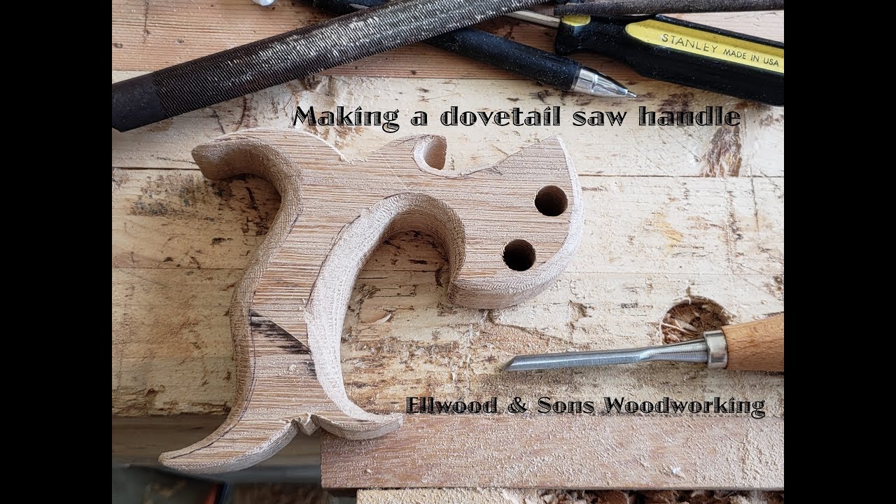 Making a handle for a dovetail saw