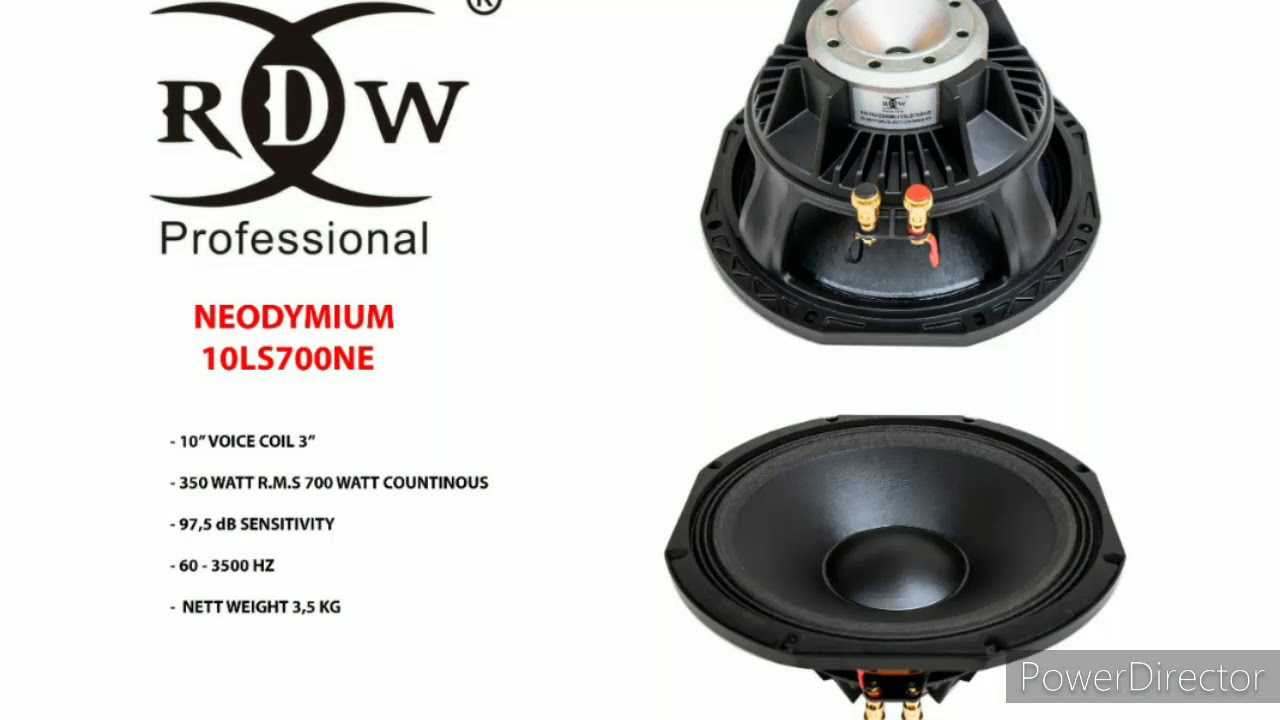 Speaker RDW 10LS700NE 8ohm