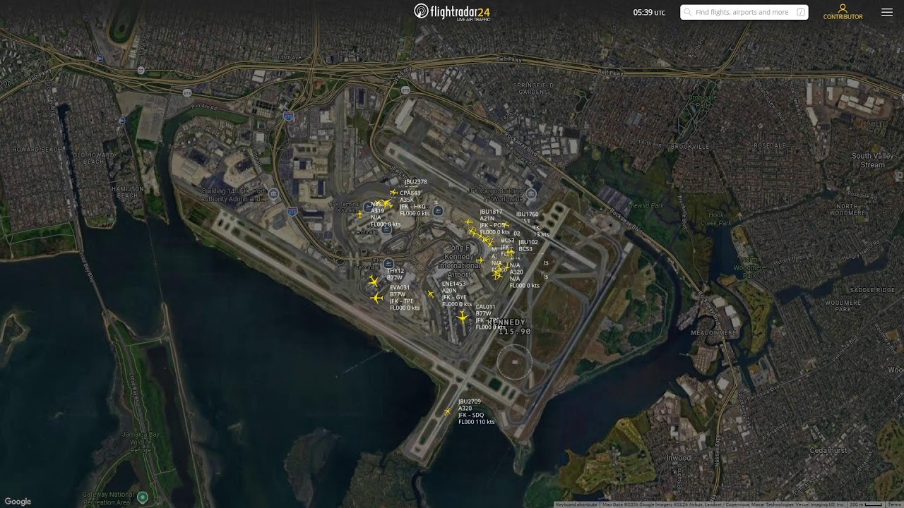 New York - Kennedy KJFK Flightradar24 Livestream with Live Air Traffic Control 5/03/2026