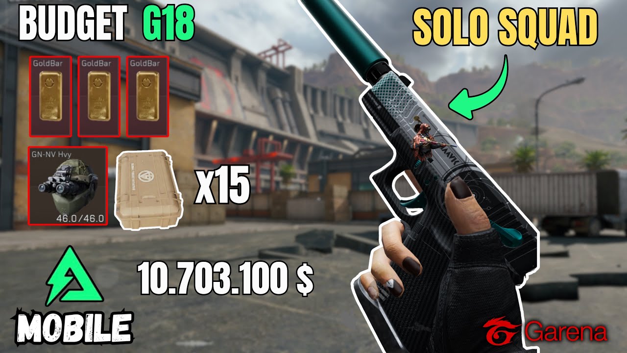 SOLO SQUAD - PISTOL RUN - BEST BUDGET LOADOUT GAMEPLAY - GARENA DELTA FORCE MOBILE OPERATIONS 