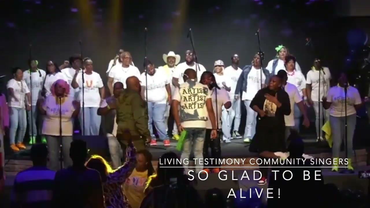 The Living Testimony community singers single “So Glad to be Alive” Featuring Trevone Perry. 