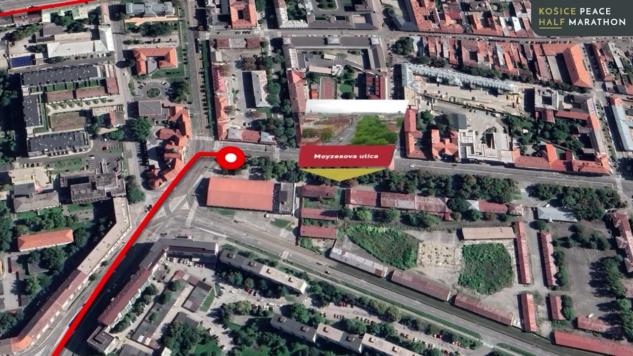 KOŠICE PEACE HALF MARATHON / KPHM – mapa