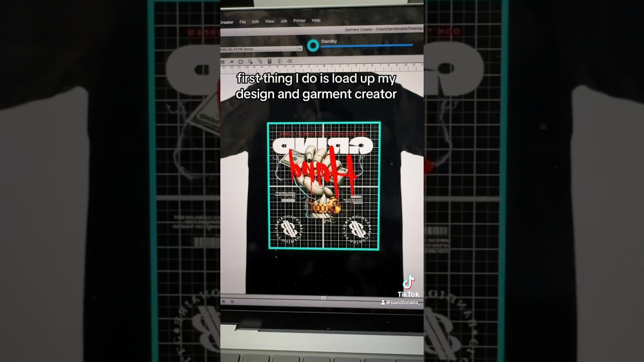 The Steps I Used To Print DTF With My Epson F2100 #epson #dtf #clothing #tiktok #tshirtprinting