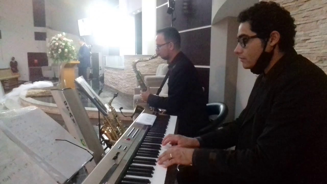 Descansarei (piano e sax) Hallelujah  (Rubinho e Tiago)