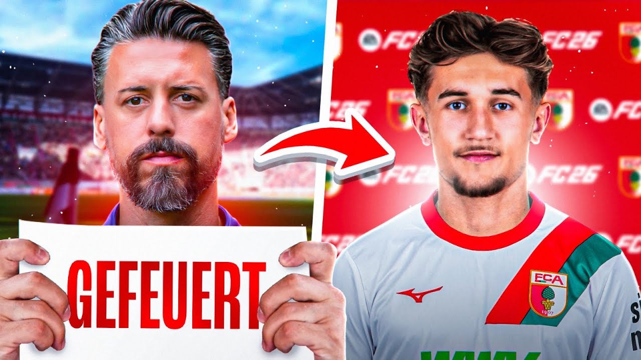 Wir ersetzen SANDRO WAGNER und HOLEN CL-SIEG f&uuml;r AUGSBURG!!😍🔝 FC26: Augsburg Sprint to Glory