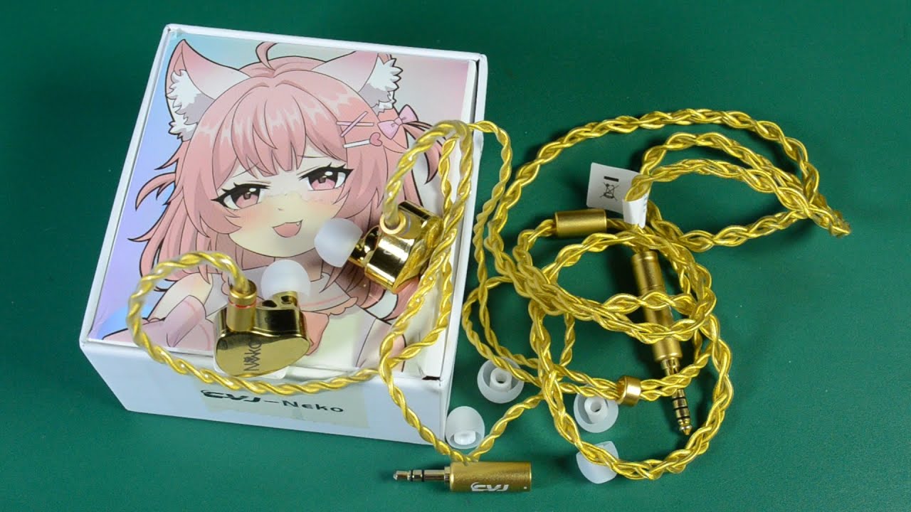 TEMU for Valentine's Day - CJV Neko In-Ear Headphones 3.5 and 4.4mm Plugs  (link in the description)