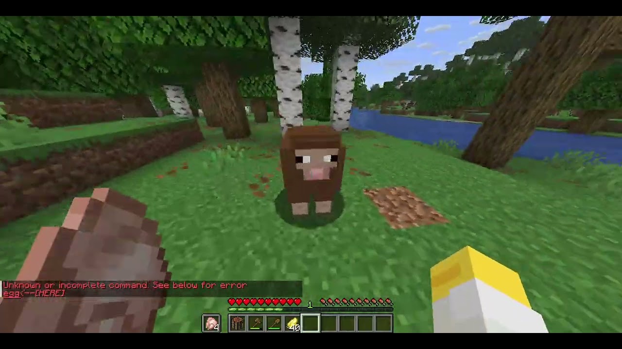 my first experience in survival minecraft!