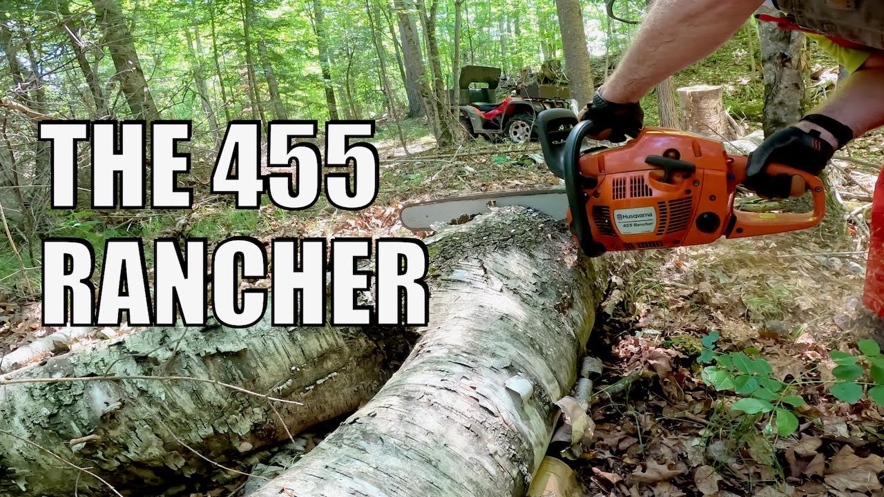 Husqvarna 455 Rancher CHAINSAW Review and Demo in Action!