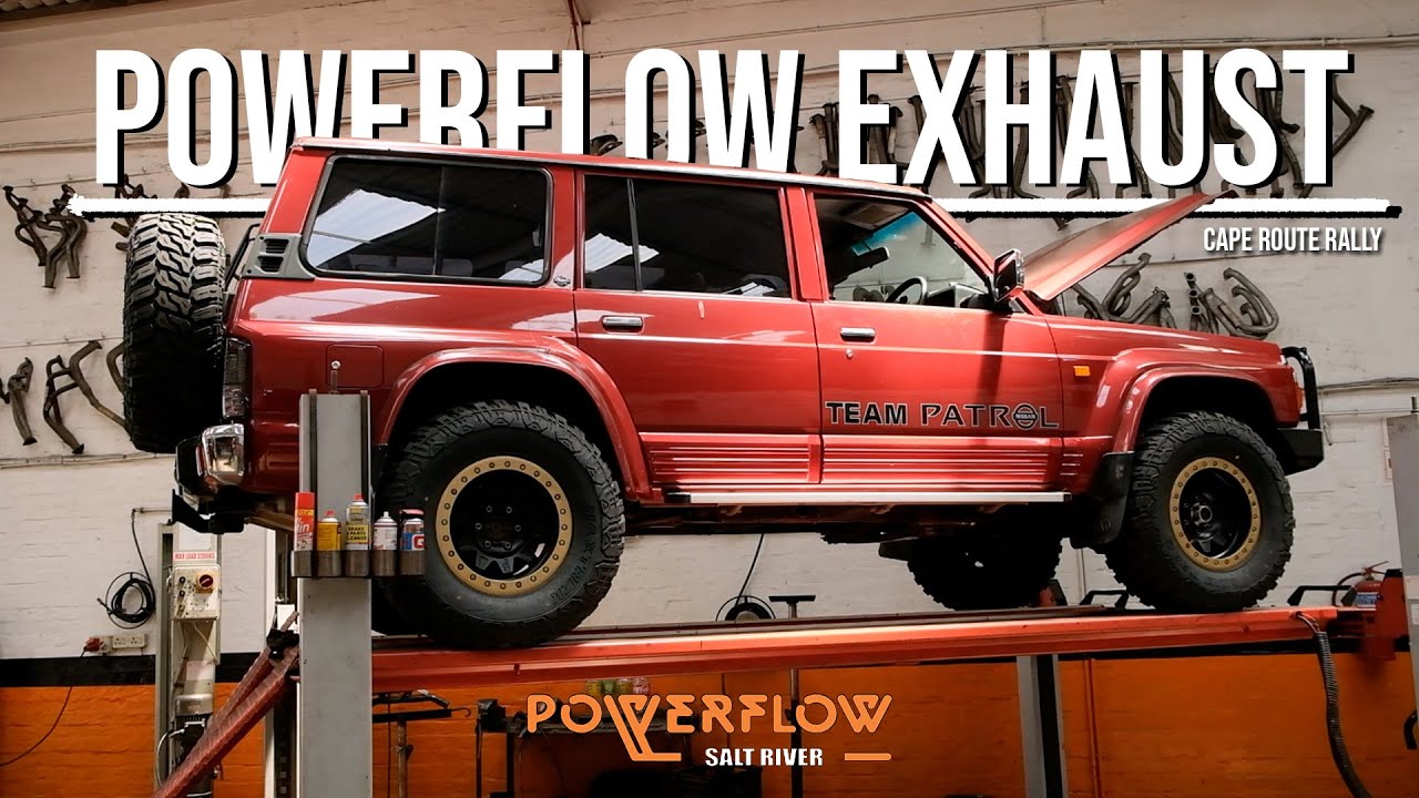 Кастомный выхлоп Powerflow 89 мм для GQ Patrol | Cape Route Rally