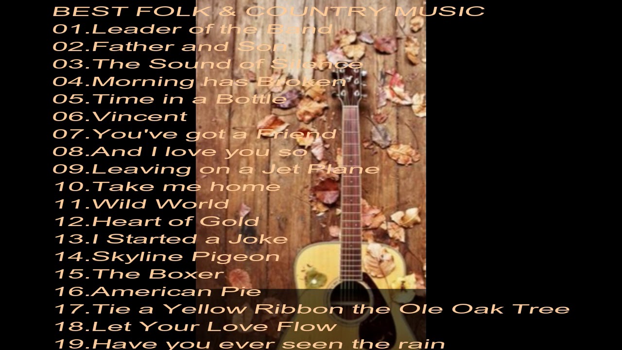 BEST FOLK ROCK & COUNTRY MUSIC/ 1970'S