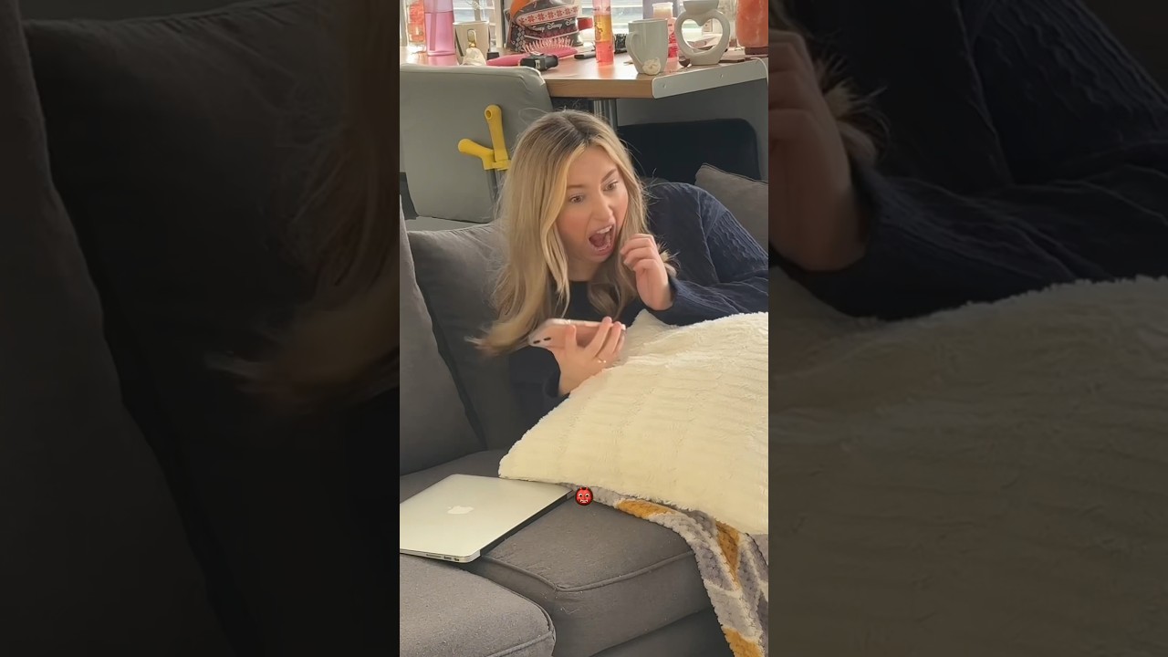 Scaring my girlfriend with this sound for 24 hours #couple #prank