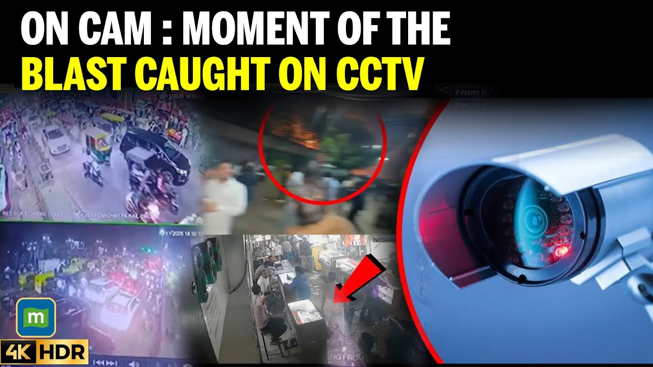 CCTV Captures Exact Moment of Red Fort Blast | Exclusive Footage from Red Fort Explosion Night