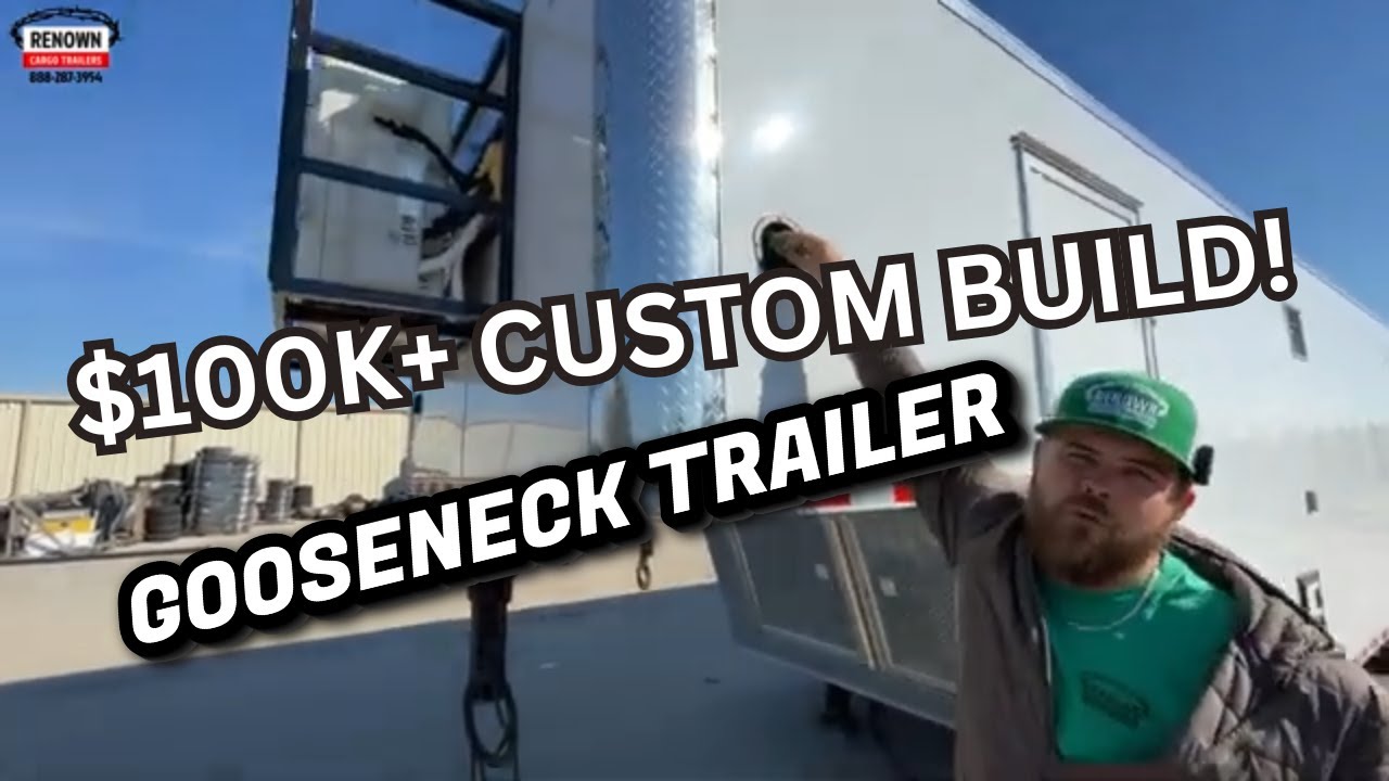 Gooseneck Cargo Trailer BEAST! &ndash; Fully Loaded & Custom Built!