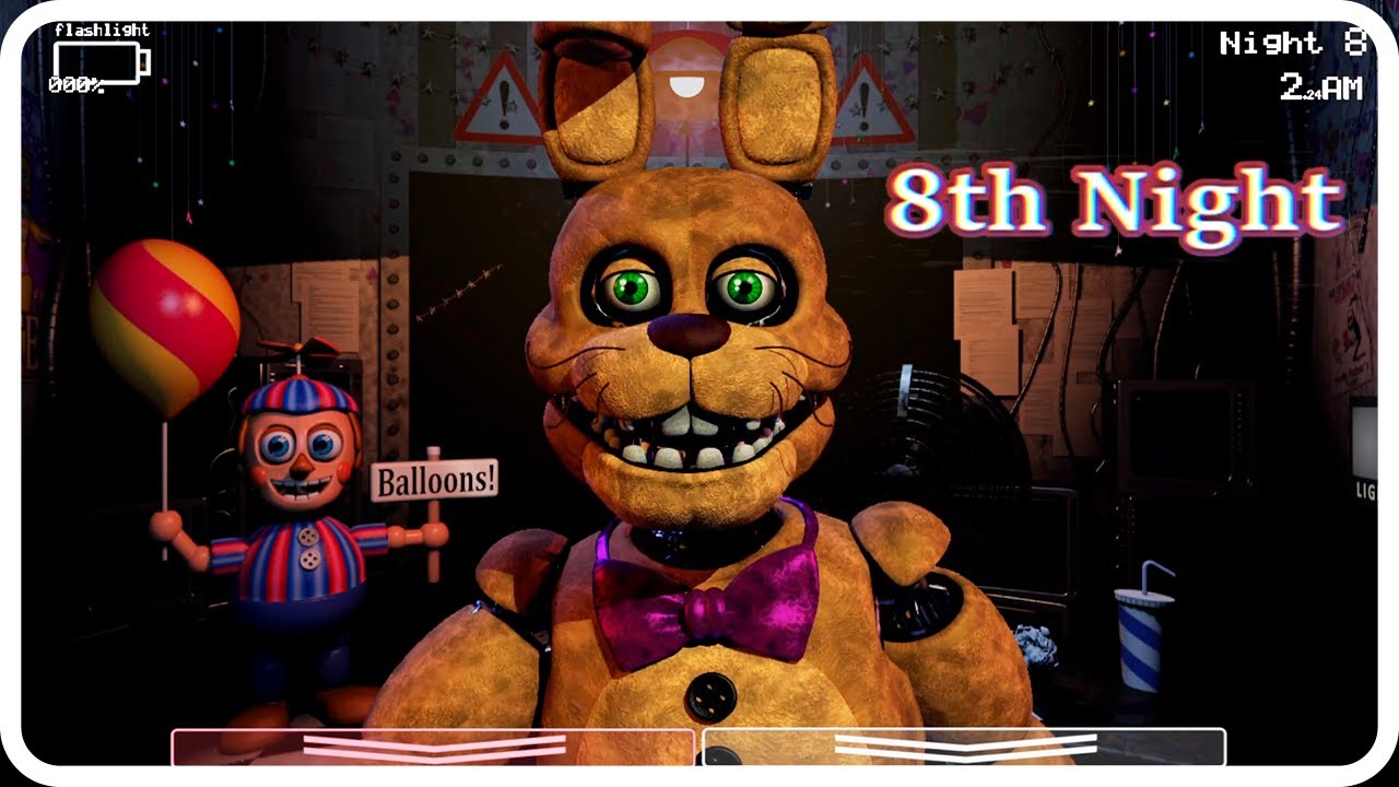 Five Nights at Freddy's 2 Deluxe Edition Night 8 Complete