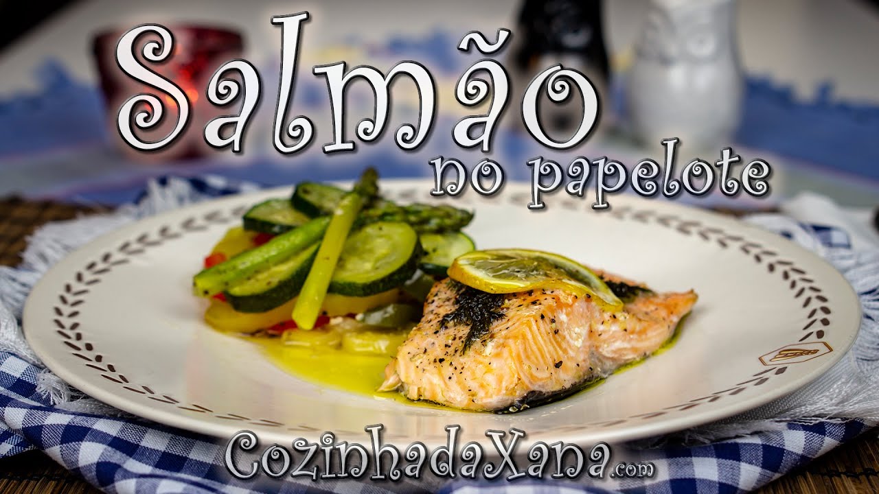 Salmão no papelote