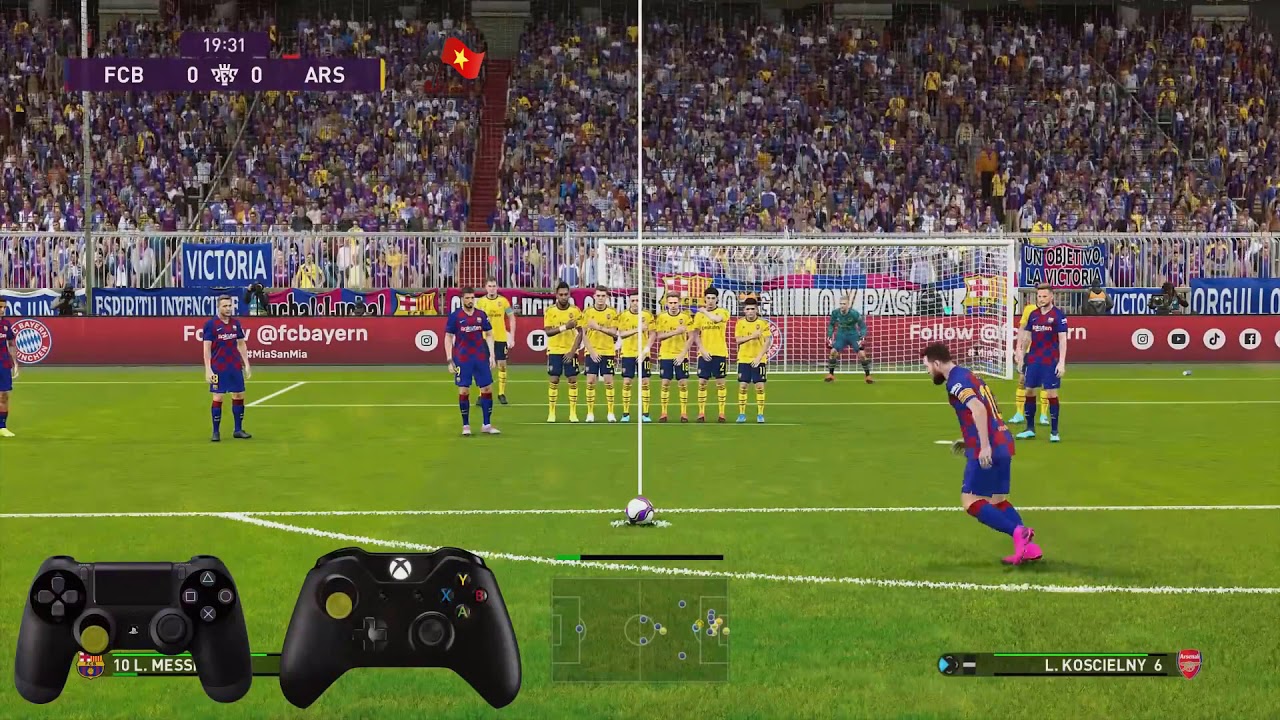 PES 2020 FREE KICK TUTORIAL FULL HD| Playstation 4