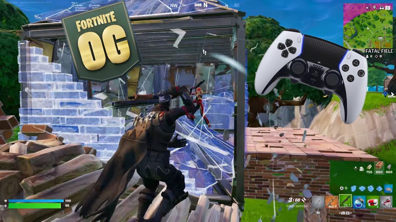 OG BLACK KNIGHT Skin! PS5 Fortnite OG Chapter 1 Season 1 Gameplay + Best Controller Settings 🎯