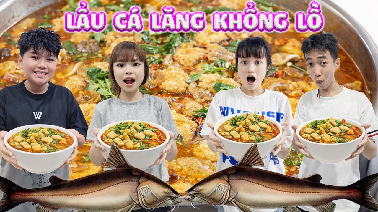 Lần Đầu Nấu Lẩu Cá Lăng Khổng Lồ #trangvinhne