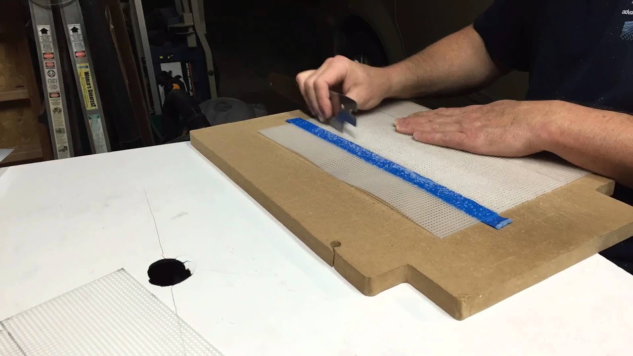 Algae Scrubber Screen Roughing up: Time-lapse