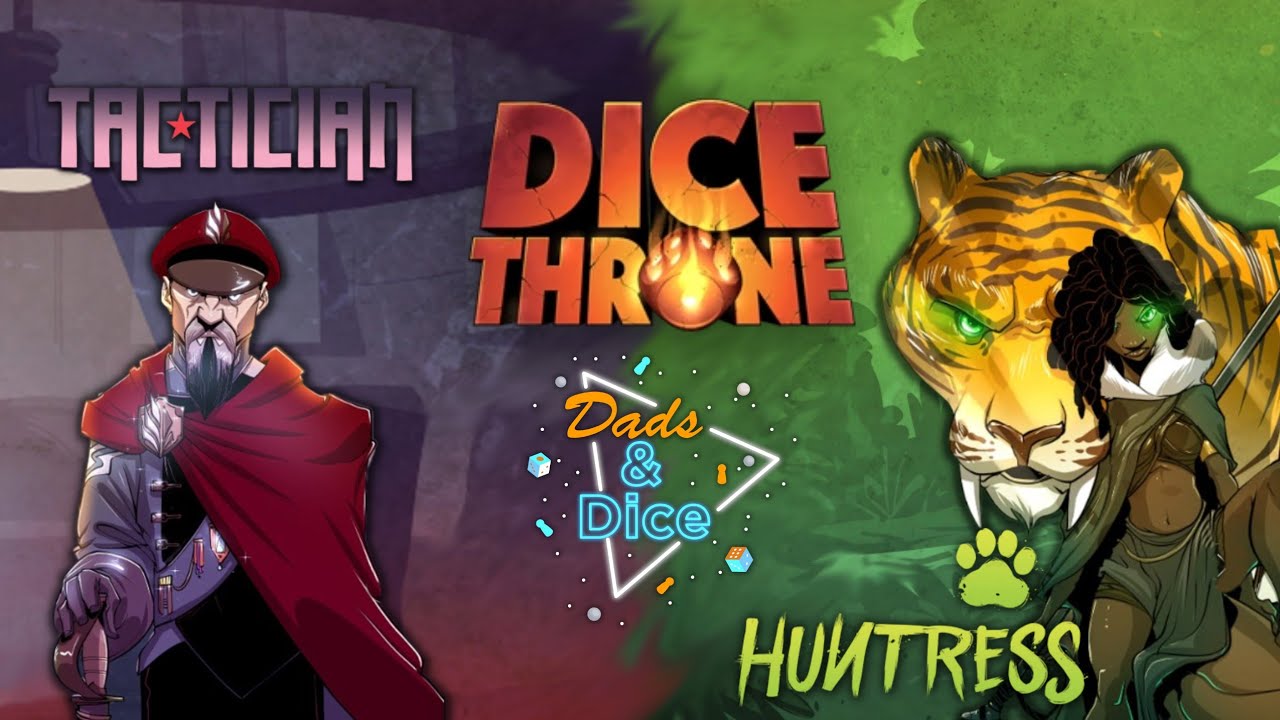 Dice Throne | Tactician vs. Huntress | Playthrough
