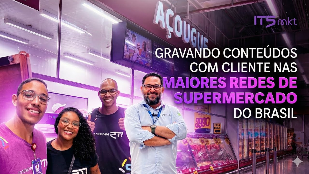 Gravando conteúdos no Assaí e Mix Mateus com nossos clientes | IT5 Marketing 