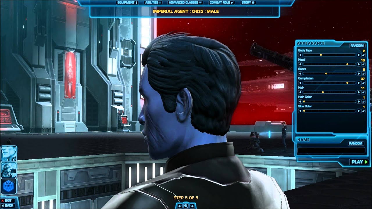 OSW Plays - Star Wars: The Old Republic - Holy's Character creation.