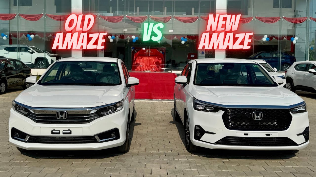 Old Honda Amaze Vs New Amaze Comparison | 2025 Old Amaze Vs New Amaze