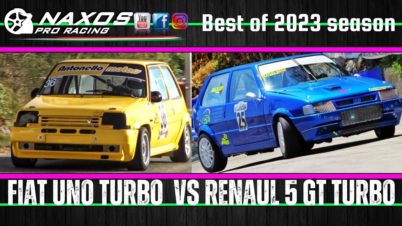 FIAT UNO TURBO VS RENAULT 5 GT TURBO BEST OF 2023