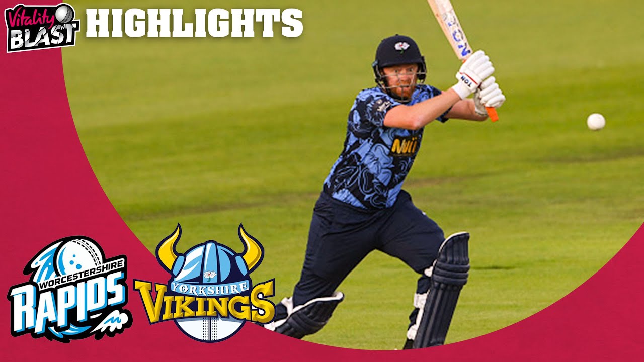 Bairstow Smashes 10 SIXES In Ton | Highlights - Worcestershire v Yorkshire | Vitality Blast 2021