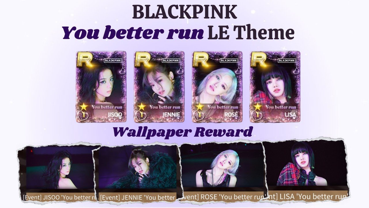 SUPERSTAR YG| BLACKPINK - Pretty Savage V2 'You better run' LE Theme with background ✨